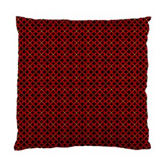 Df Pointsettia Standard Cushion Case (one Side) by deformigo