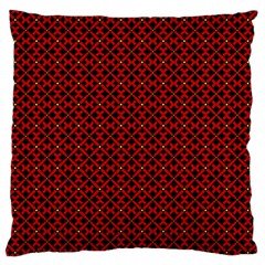 Df Pointsettia Standard Flano Cushion Case (two Sides) by deformigo