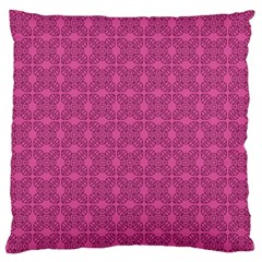 Df Calliandra Large Flano Cushion Case (one Side) by deformigo