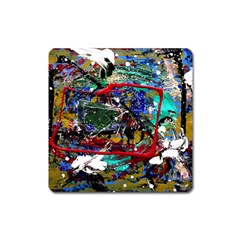 Speleology 1 1 Square Magnet by bestdesignintheworld