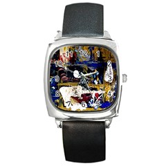 Fairy Tooth 1 1 Square Metal Watch