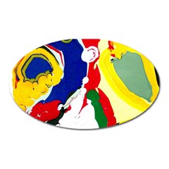 Africa As It Is 1 2 Oval Magnet by bestdesignintheworld