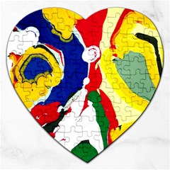 Africa As It Is 1 2 Jigsaw Puzzle (heart) by bestdesignintheworld