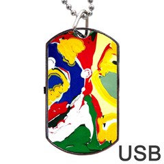 Africa As It Is 1 2 Dog Tag Usb Flash (two Sides) by bestdesignintheworld