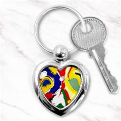 Africa As It Is 1 2 Key Chain (heart) by bestdesignintheworld