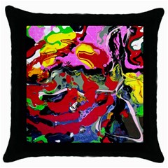 Faberge Chicken 1 2 Throw Pillow Case (black) by bestdesignintheworld