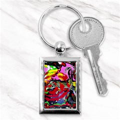 Faberge Chicken 1 2 Key Chain (rectangle) by bestdesignintheworld