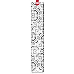 Black And White Baroque Ornate Print Pattern Large Book Marks