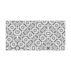 Black And White Baroque Ornate Print Pattern Yoga Headband