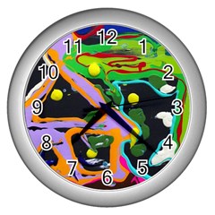 Japan Is So Close 1 2 Wall Clock (silver) by bestdesignintheworld