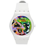 Japan Is So Close 1 2 Round Plastic Sport Watch (M) Front