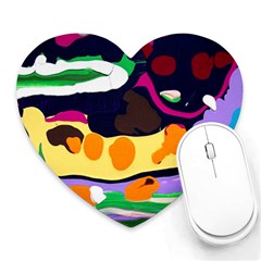 Mushroom,s Life Spin 1 2 Heart Mousepads by bestdesignintheworld