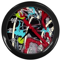 Pussy Butterfly 1 2 Wall Clock (black) by bestdesignintheworld