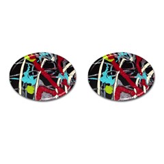 Pussy Butterfly 1 2 Cufflinks (oval) by bestdesignintheworld