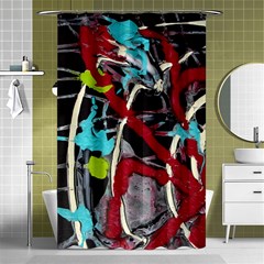 Pussy Butterfly 1 2 Shower Curtain 48  X 72  (small)  by bestdesignintheworld