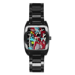 Pussy Butterfly 1 2 Stainless Steel Barrel Watch by bestdesignintheworld