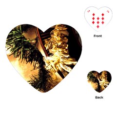 Christmas Tree  1 2 Playing Cards Single Design (heart) by bestdesignintheworld