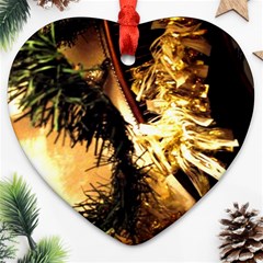 Christmas Tree  1 2 Heart Ornament (two Sides) by bestdesignintheworld