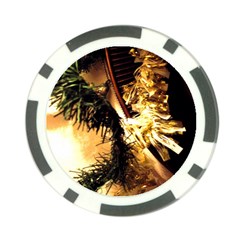 Christmas Tree  1 2 Poker Chip Card Guard by bestdesignintheworld