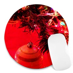 Christmas Tree  1 4 Round Mousepads by bestdesignintheworld