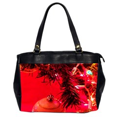 Christmas Tree  1 4 Oversize Office Handbag (2 Sides) by bestdesignintheworld