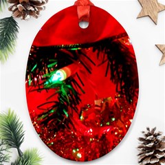 Christmas Tree  1 5 Ornament (oval) by bestdesignintheworld