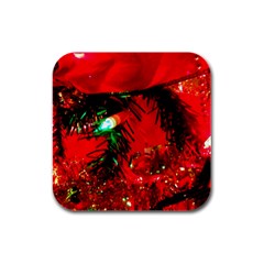 Christmas Tree  1 5 Rubber Square Coaster (4 Pack)  by bestdesignintheworld