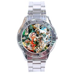 Lilies In A Vase 1 2 Stainless Steel Analogue Watch by bestdesignintheworld