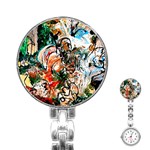 Lilies In A Vase 1 2 Stainless Steel Nurses Watch Front