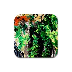 Plants 1 1 Rubber Square Coaster (4 Pack)  by bestdesignintheworld