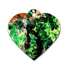 Plants 1 1 Dog Tag Heart (two Sides) by bestdesignintheworld