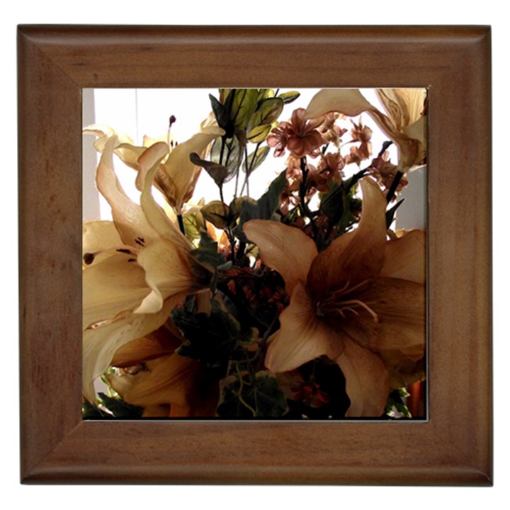 Lilies 1 1 Framed Tile