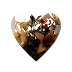 Lilies 1 1 Heart Magnet by bestdesignintheworld