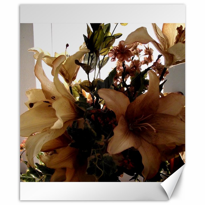 Lilies 1 1 Canvas 8  x 10 