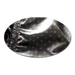 Polka Dots 1 2 Oval Magnet by bestdesignintheworld