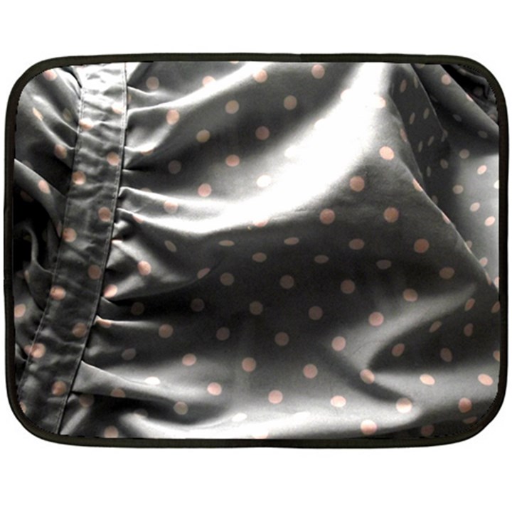 Polka Dots 1 2 Double Sided Fleece Blanket (Mini) 