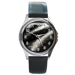 Polka Dots 1 1 Round Metal Watch by bestdesignintheworld