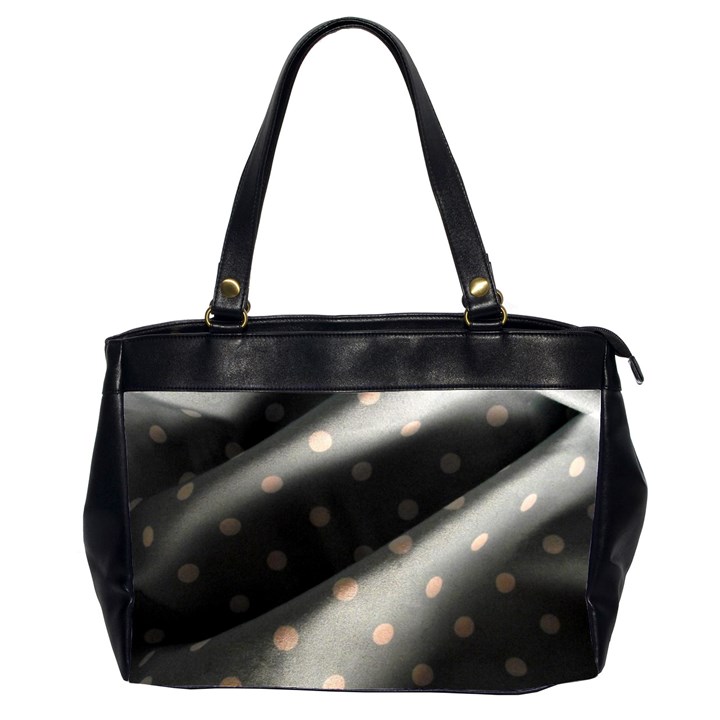 Polka Dots 1 1 Oversize Office Handbag (2 Sides)