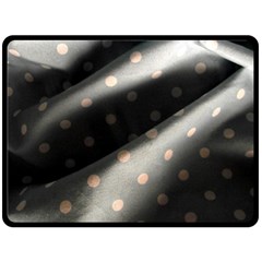 Polka Dots 1 1 Fleece Blanket (large)  by bestdesignintheworld