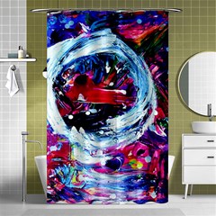 Red Airplane 1 1 Shower Curtain 48  X 72  (small)  by bestdesignintheworld