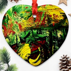 Revelation 1 2 Heart Ornament (two Sides) by bestdesignintheworld