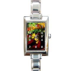 Revelation 1 3 Rectangle Italian Charm Watch by bestdesignintheworld