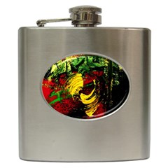 Revelation 1 3 Hip Flask (6 Oz) by bestdesignintheworld