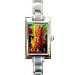 Revelation 1 4 Rectangle Italian Charm Watch by bestdesignintheworld