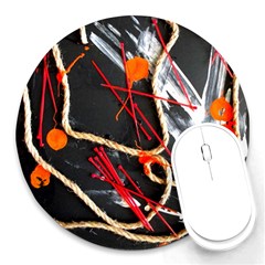 Collage 1 1 Round Mousepads by bestdesignintheworld