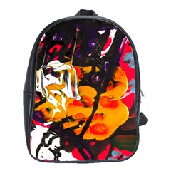 Consolation Before Battle 1 1 School Bag (large) by bestdesignintheworld