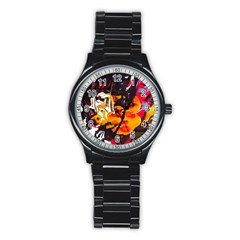 Consolation Before Battle 1 1 Stainless Steel Round Watch by bestdesignintheworld