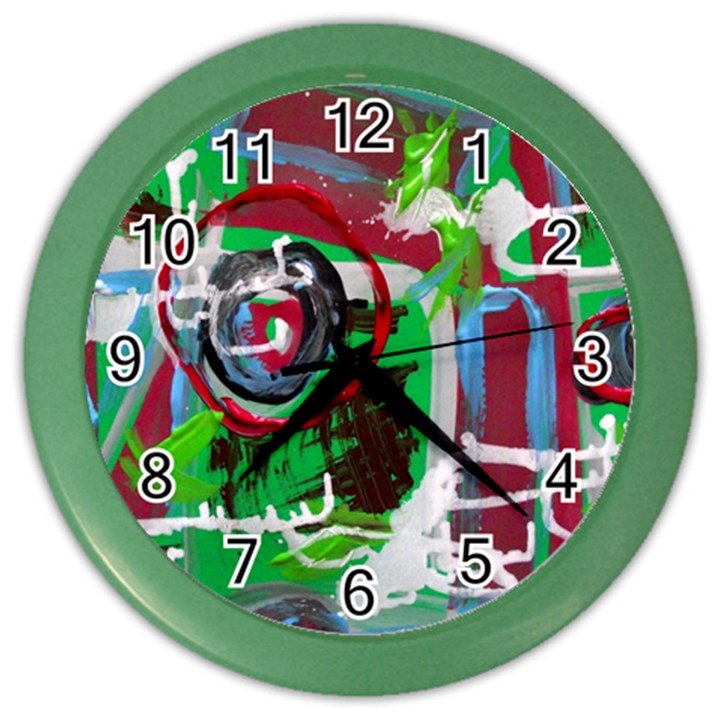 Happy Colors 1 1 Color Wall Clock