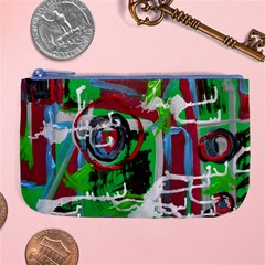 Happy Colors 1 1 Large Coin Purse by bestdesignintheworld