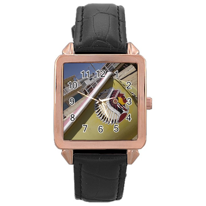 Boat 1 1 Rose Gold Leather Watch 